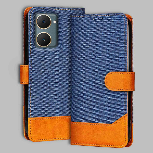 Vivo Y18 Flip Cover — Denim, Midnight Blue after a year of daily use