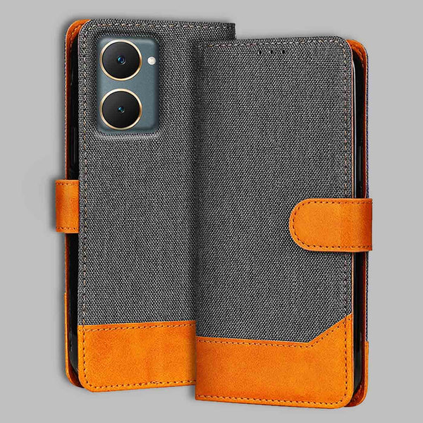 Vivo Y18 Flip Cover — Denim, Graphite Grey after a year of daily use