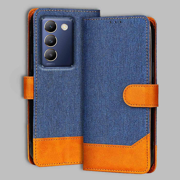 Vivo Y200E Flip Cover — Denim, Midnight Blue after a year of daily use