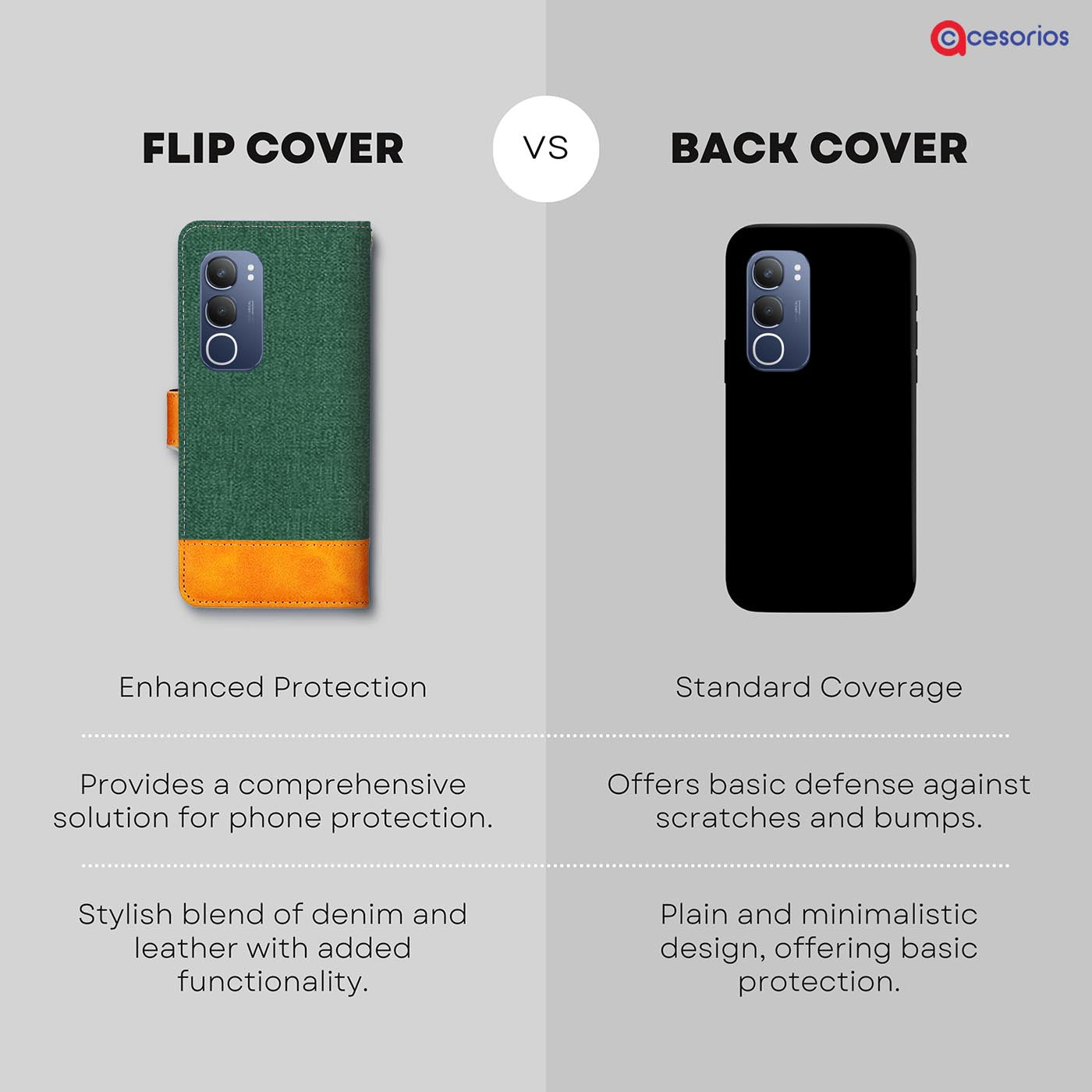 Accesorios Vivo Y29 5G denim flip cover – Green – Image 8 #color_g