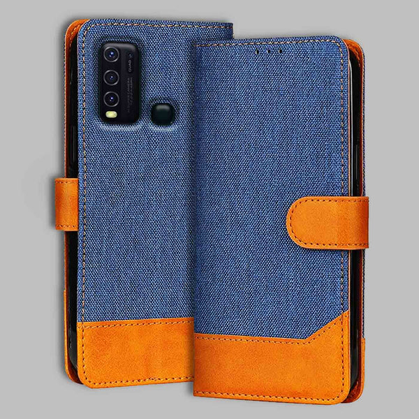 Vivo Y30 Flip Cover — Denim, Midnight Blue after a year of daily use