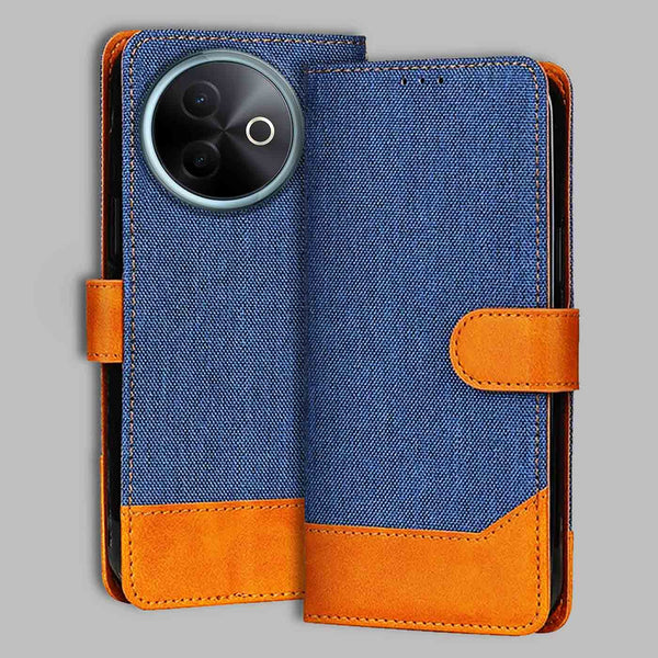 Vivo Y39 5G Flip Cover — Denim, Midnight Blue after a year of daily use