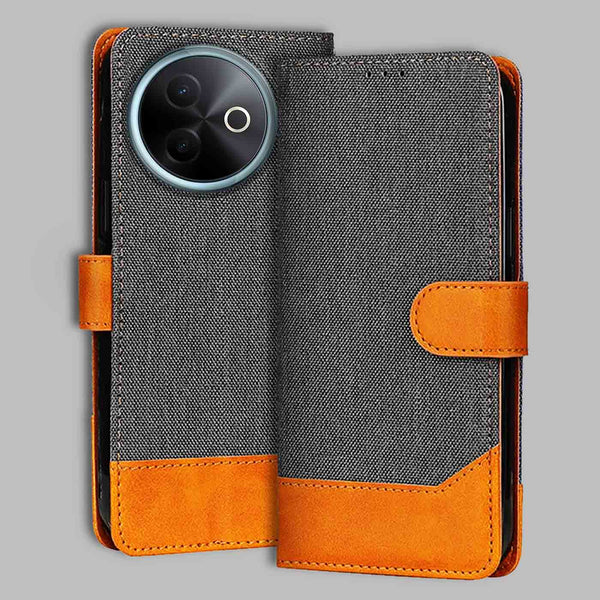 Vivo Y39 5G Flip Cover — Denim, Graphite Grey after a year of daily use