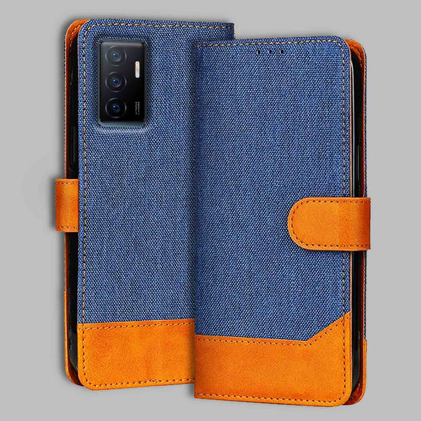 Vivo Y75 4G Flip Cover — Denim, Midnight Blue after a year of daily use