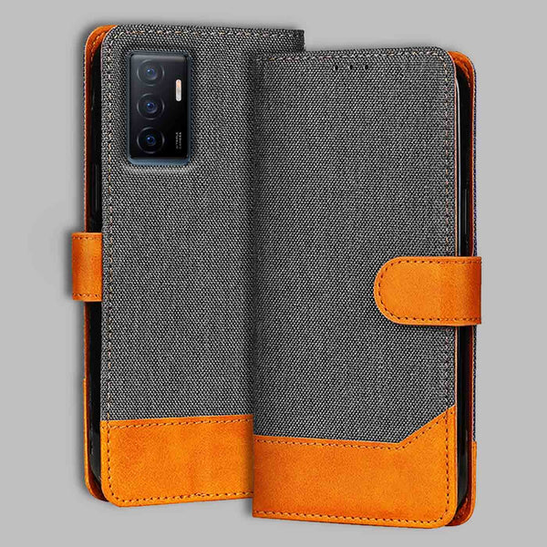 Vivo Y75 4G Flip Cover — Denim, Graphite Grey after a year of daily use