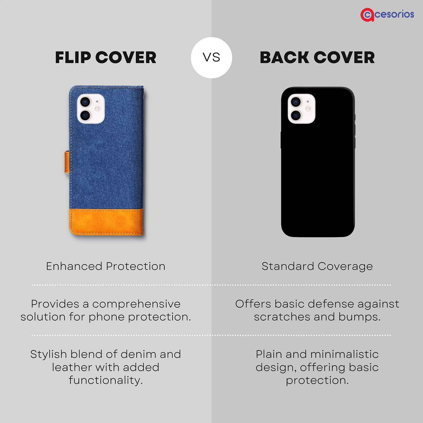 Accesorios iPhone 12 denim flip cover – Blue – Image 8 #color_