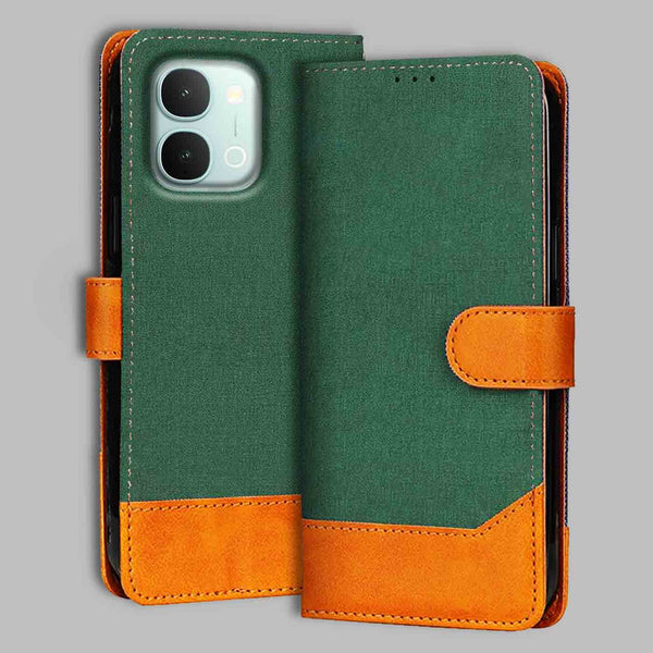 iQOO Z11X 5G Flip Cover — Chambray, Forest Green after a year of daily use