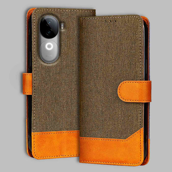 iQOO Z9S Flip Cover — Denim, Walnut Brown after a year of daily use