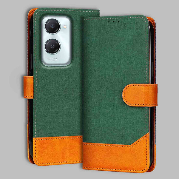 iQOO Z9 Lite 5G Flip Cover — Chambray, Forest Green after a year of daily use