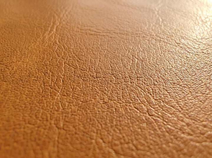 Tan vegan leather